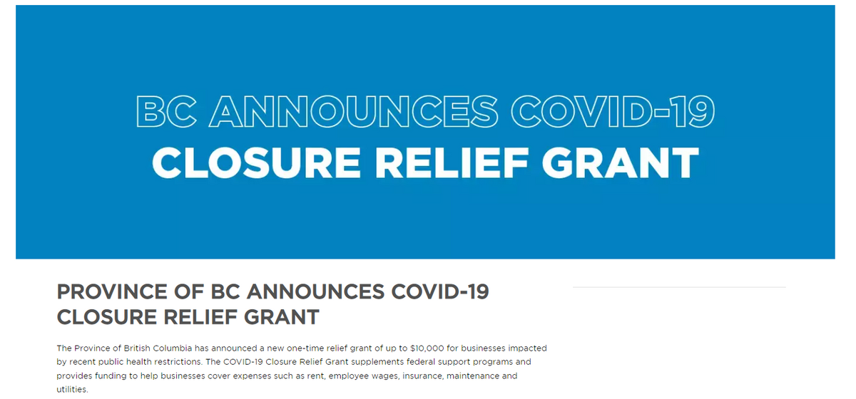 Lockdown Relief and Support 